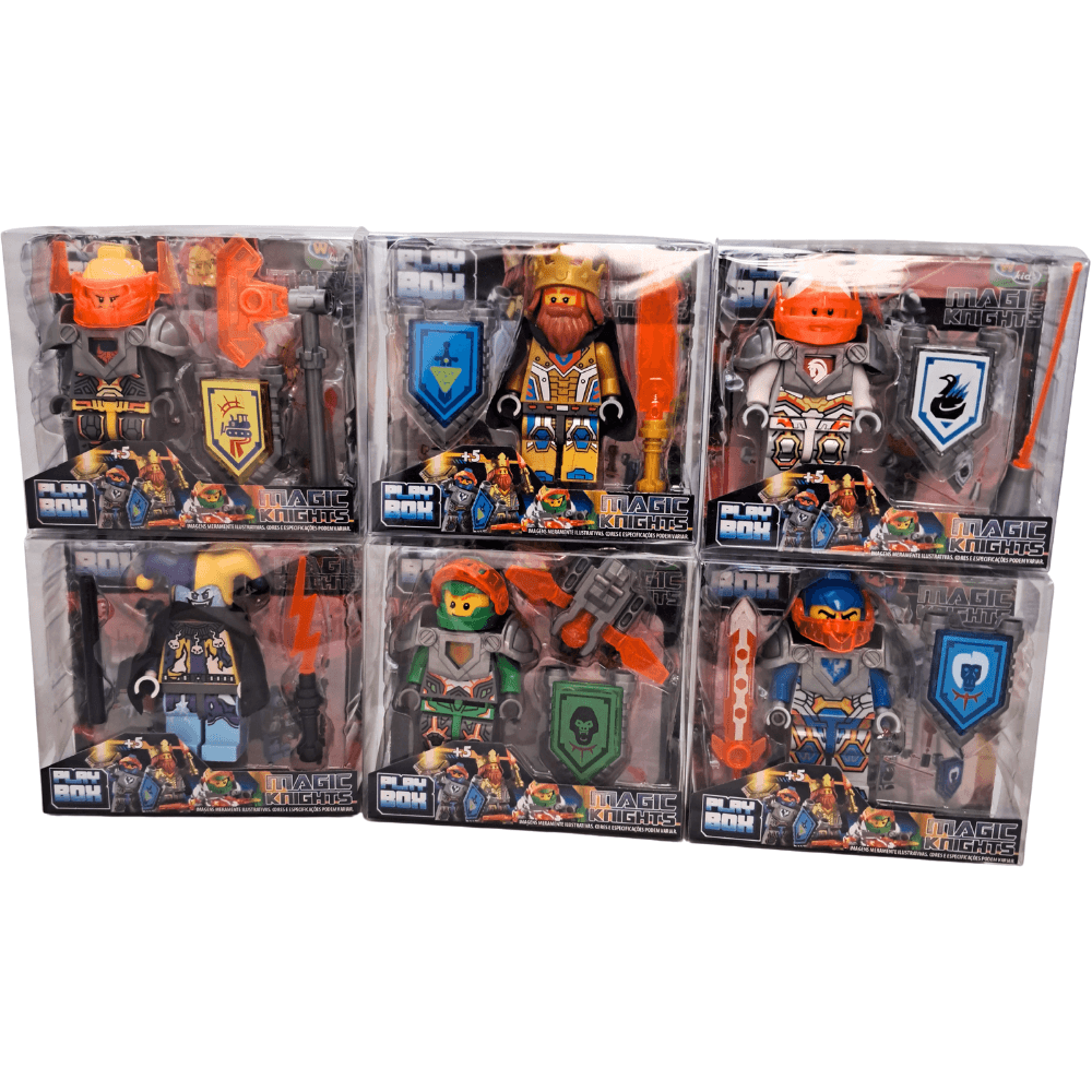 Play Box Cavaleiros - Modelos Sortidos - Wellmix - Kidverte Play Box Cavaleiros - Modelos Sortidos - Wellmix - Kidverte